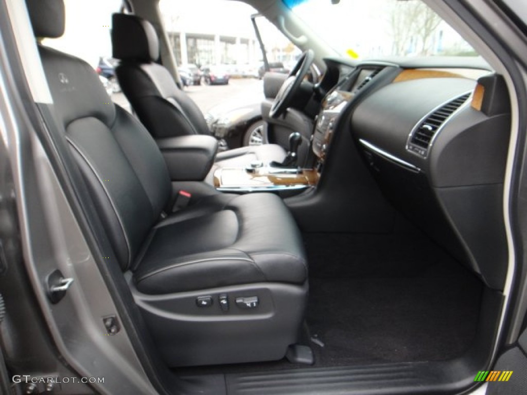 2012 QX 56 4WD - Platinum Graphite / Graphite photo #21
