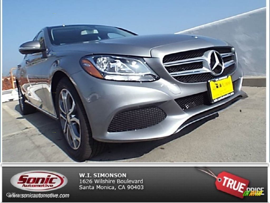 2015 C 300 - Paladium Silver Metallic / Black photo #1