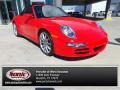 Guards Red - 911 Carrera 4 Cabriolet Photo No. 1