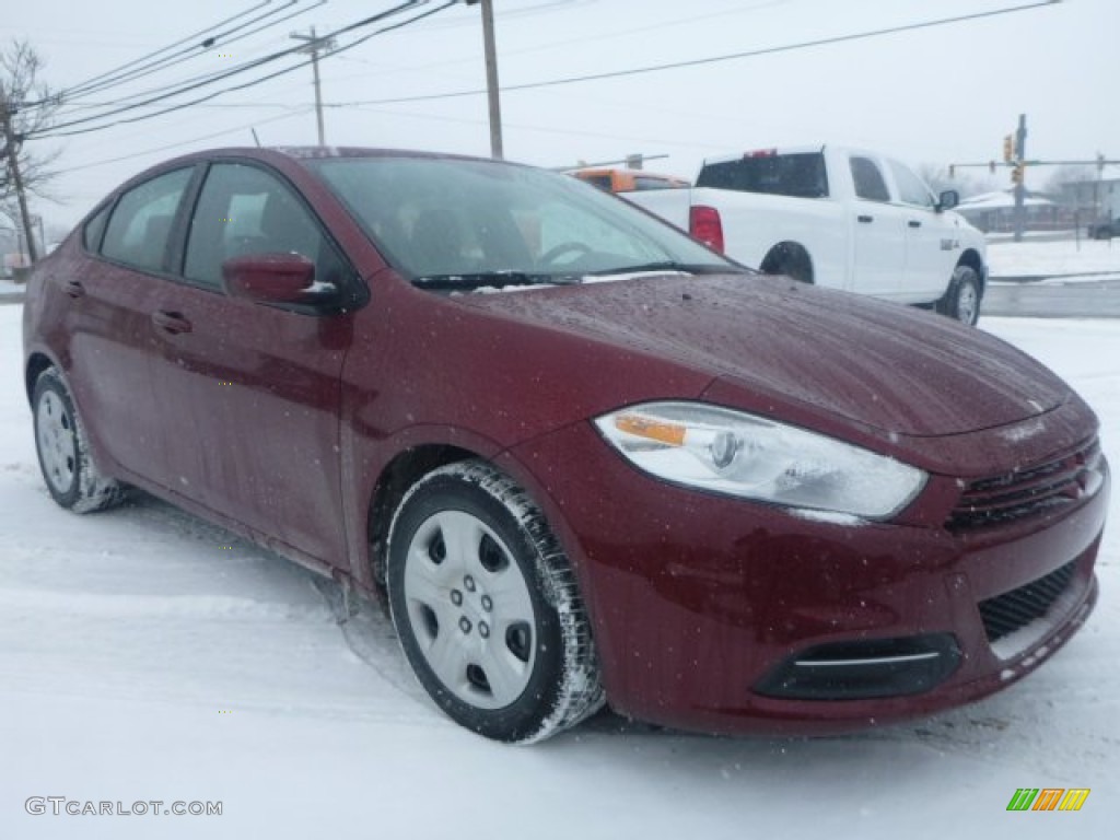 Passion Red Pearl 2015 Dodge Dart SE Exterior Photo #101655899