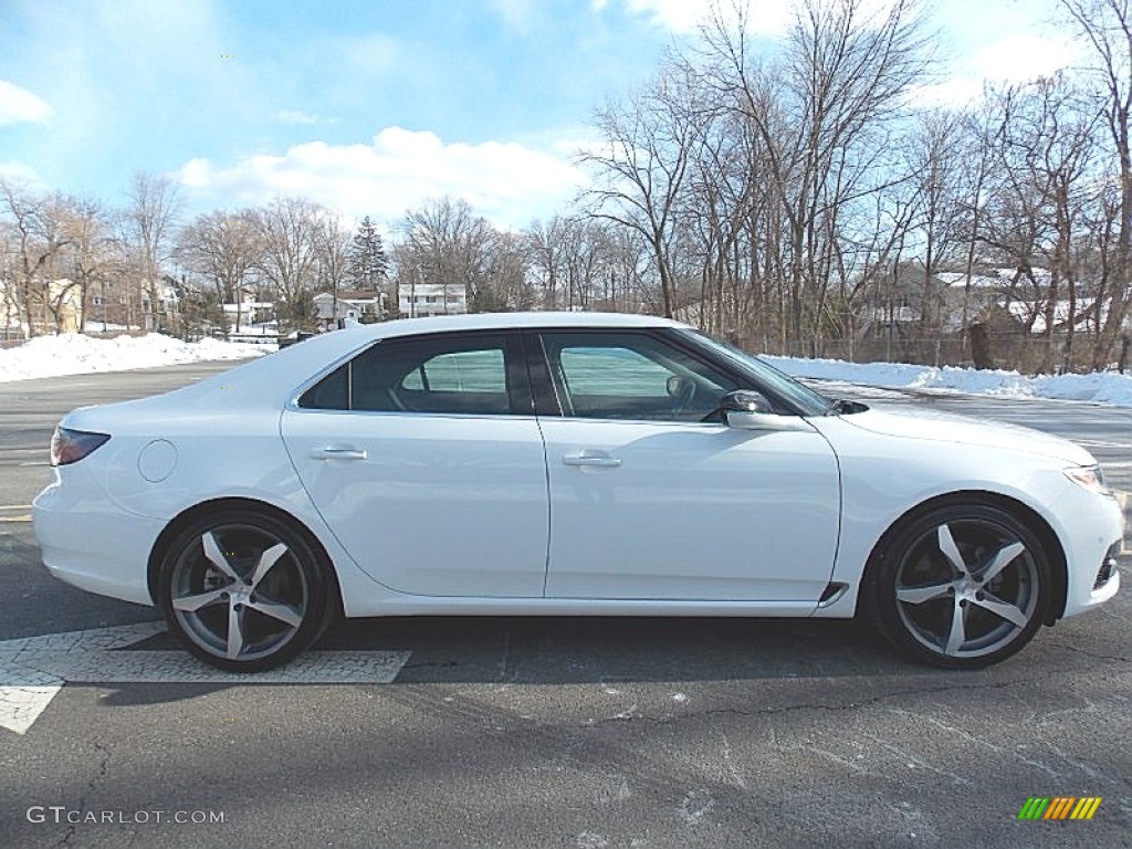 Arctic White 2011 Saab 9-5 Aero XWD Sedan Exterior Photo #101656334