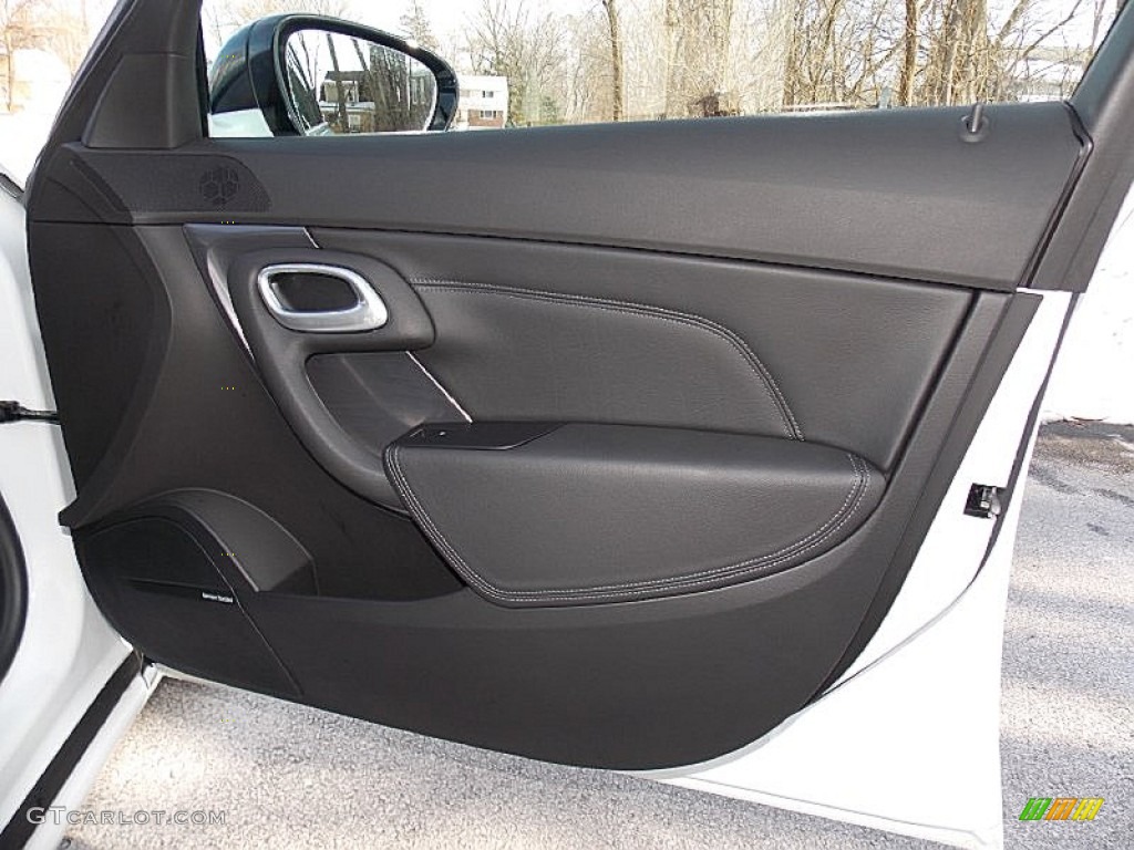 2011 Saab 9-5 Aero XWD Sedan Jet Black Door Panel Photo #101656975