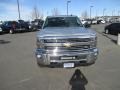 2015 Silver Ice Metallic Chevrolet Silverado 2500HD LTZ Crew Cab 4x4  photo #8