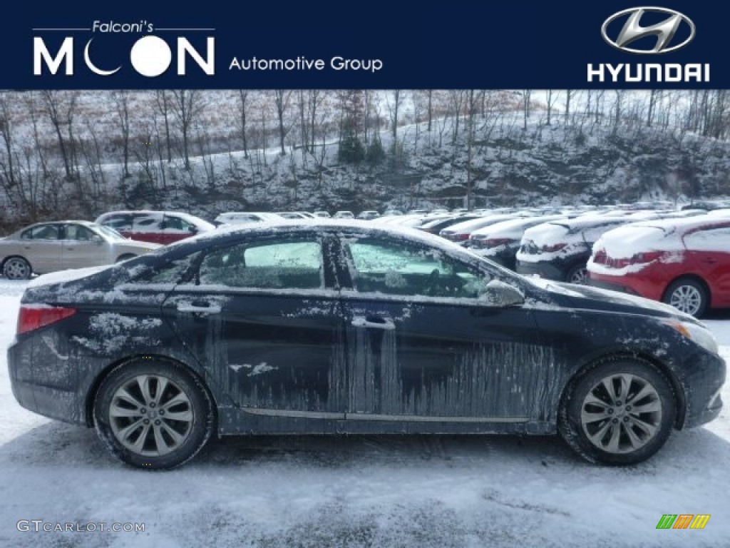 2011 Sonata SE - Pacific Blue Pearl / Gray photo #1