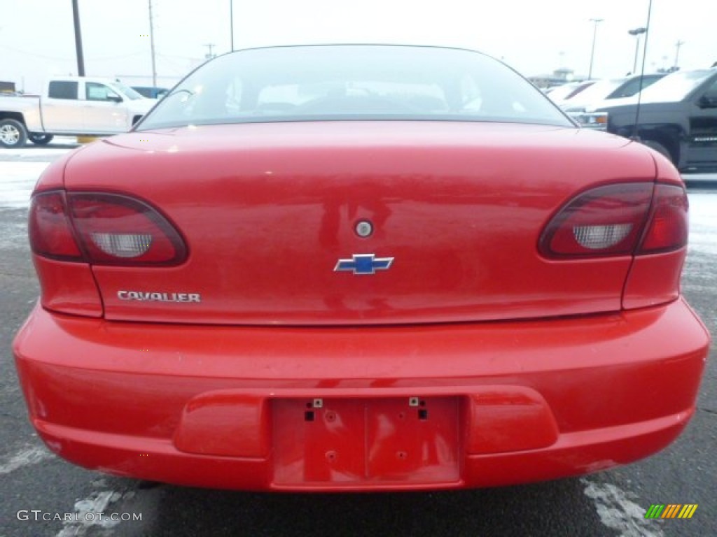 2000 Cavalier Coupe - Bright Red / Graphite photo #3