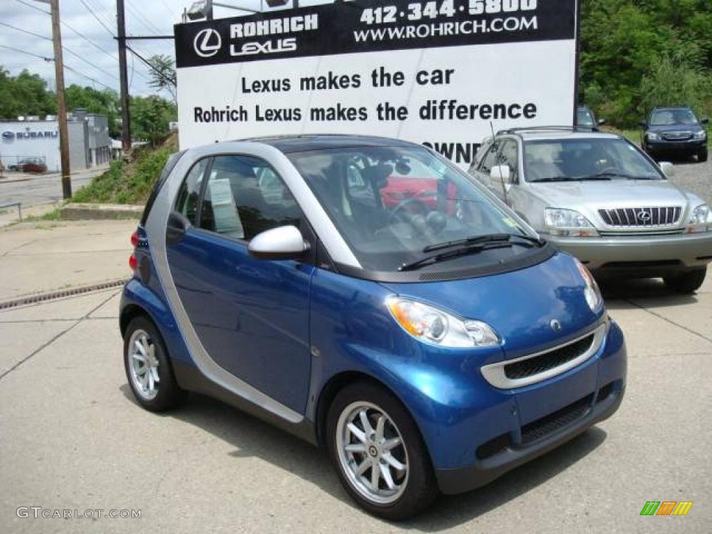 Blue Metallic Smart fortwo