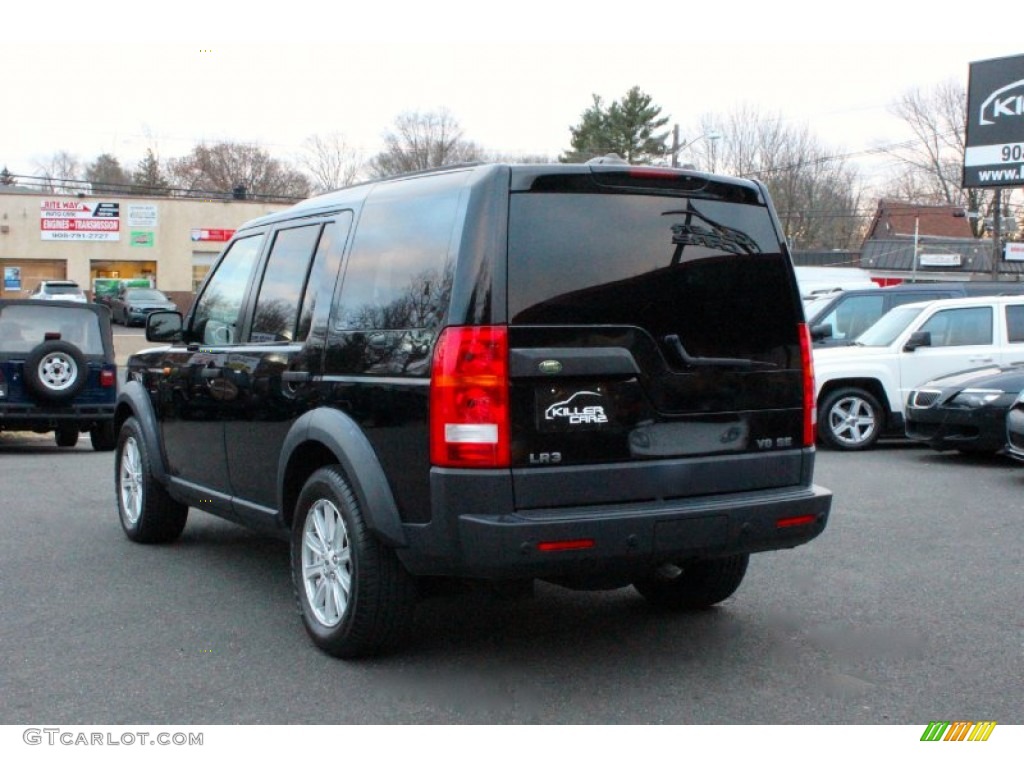 2008 LR3 V8 SE - Java Black Pearlescent / Ebony Black photo #5