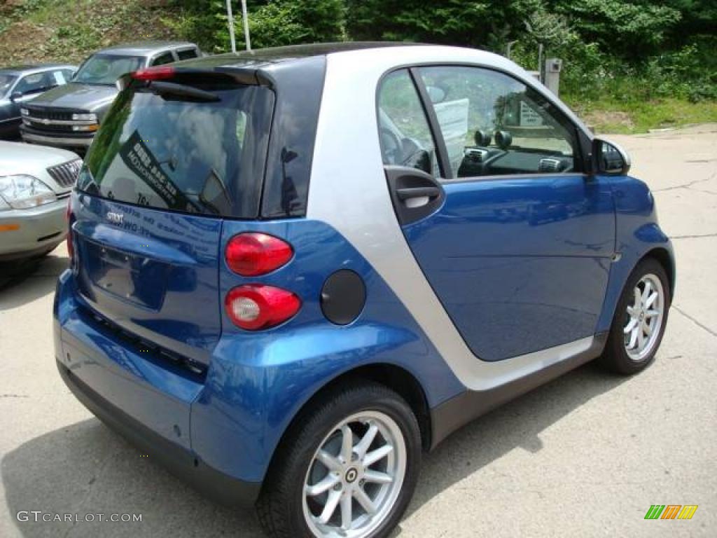 2008 fortwo passion coupe - Blue Metallic / Design Black photo #2