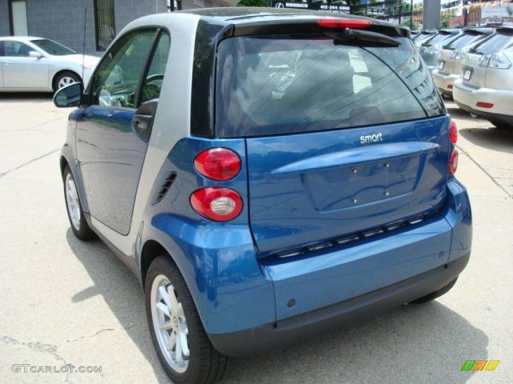2008 fortwo passion coupe - Blue Metallic / Design Black photo #4