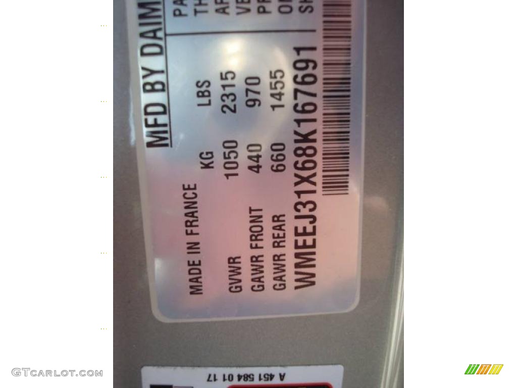 2008 fortwo passion coupe - Blue Metallic / Design Black photo #14