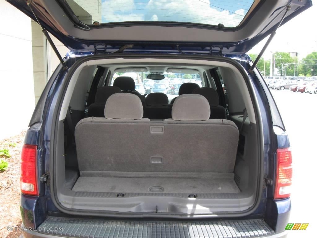 2004 Explorer XLT 4x4 - Dark Blue Pearl Metallic / Gray photo #6