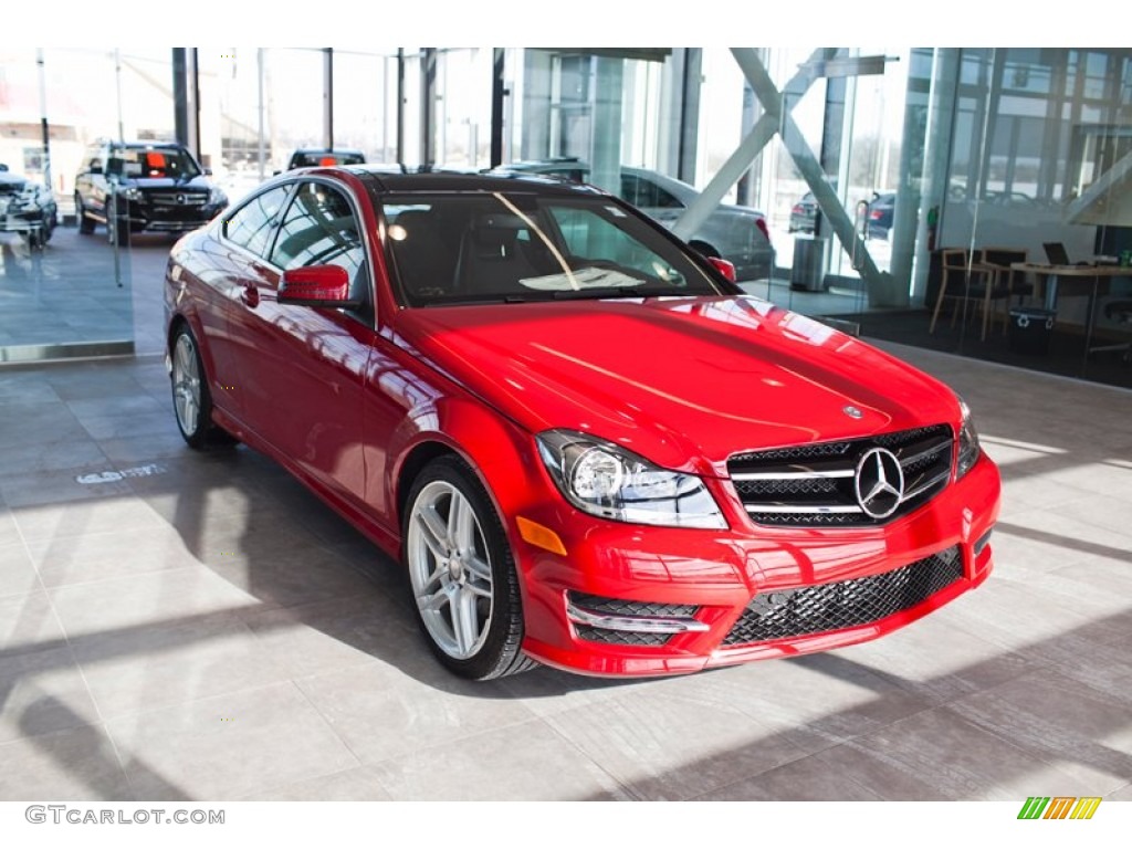 Mars Red 2015 Mercedes-Benz C 250 Coupe Exterior Photo #101665133