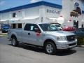 2004 Silver Metallic Ford F150 STX SuperCab  photo #1