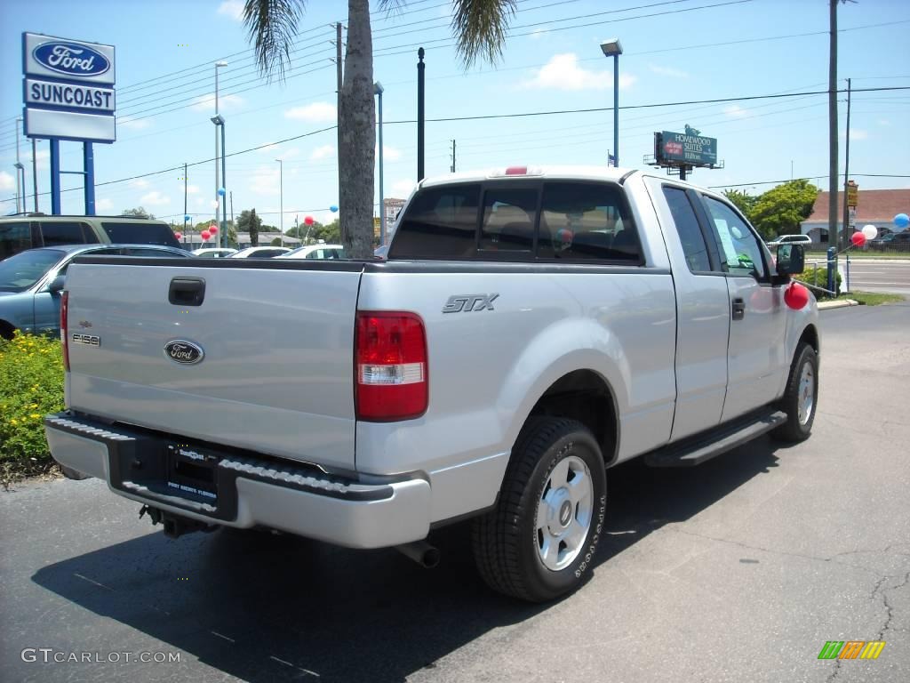 2004 F150 STX SuperCab - Silver Metallic / Medium/Dark Flint photo #3