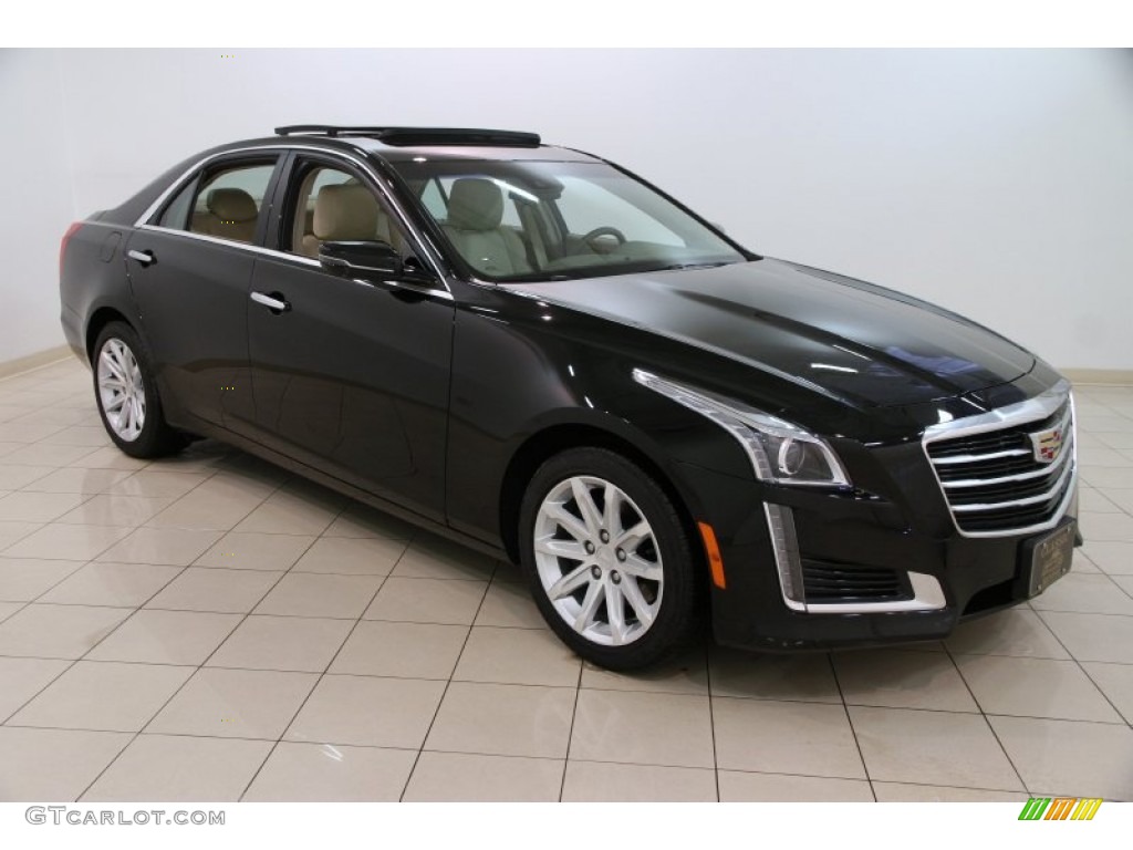 Black Raven 2015 Cadillac CTS 3.6 Luxury AWD Sedan Exterior Photo #101666653