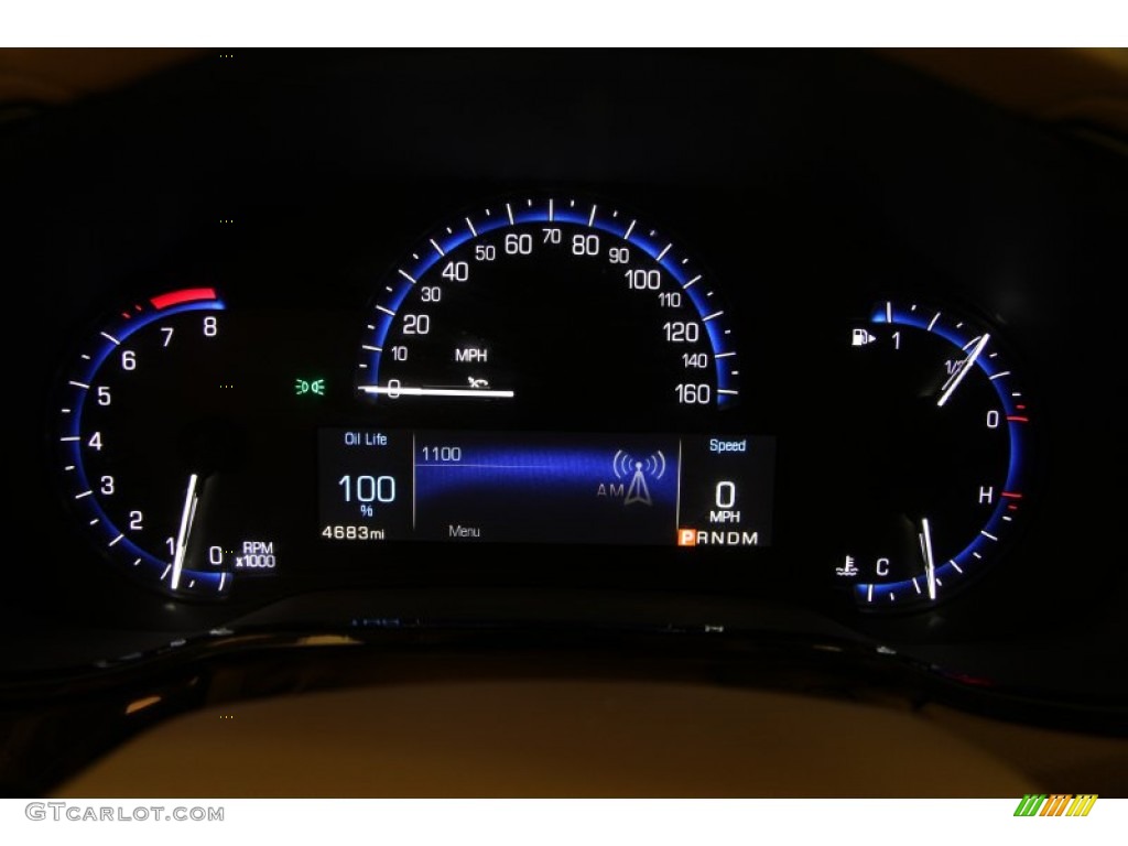 2015 Cadillac CTS 3.6 Luxury AWD Sedan Gauges Photo #101666792