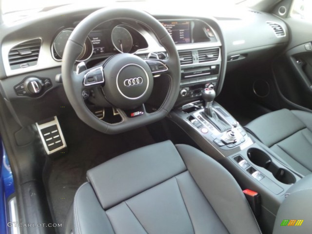 Black Interior 2015 Audi S5 3.0T Prestige quattro Cabriolet Photo #101666879