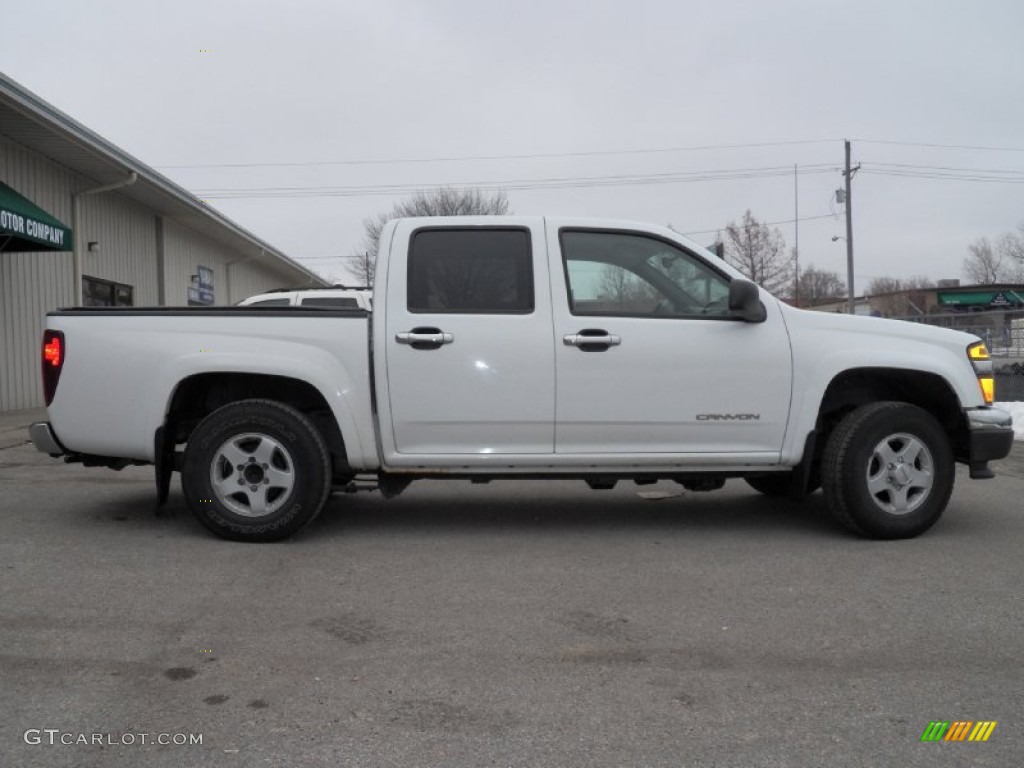 2005 Canyon SLE Crew Cab 4x4 - Summit White / Dark Pewter photo #19