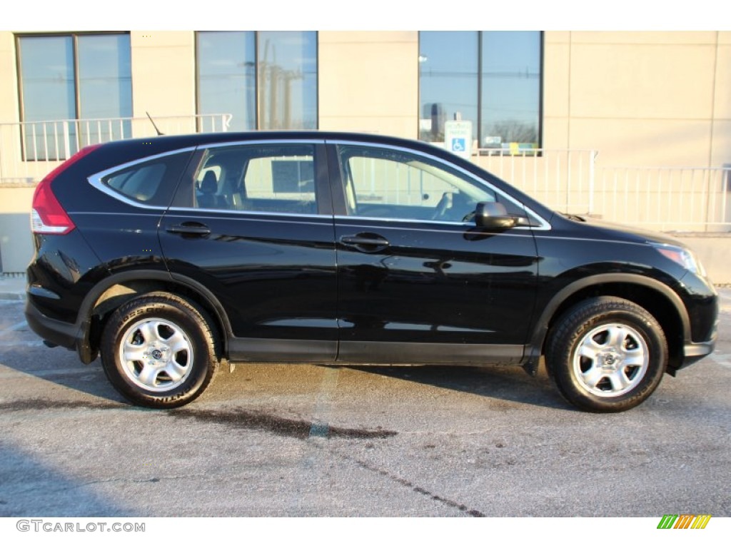 2014 CR-V LX AWD - Crystal Black Pearl / Black photo #4