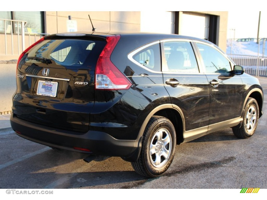 2014 CR-V LX AWD - Crystal Black Pearl / Black photo #5