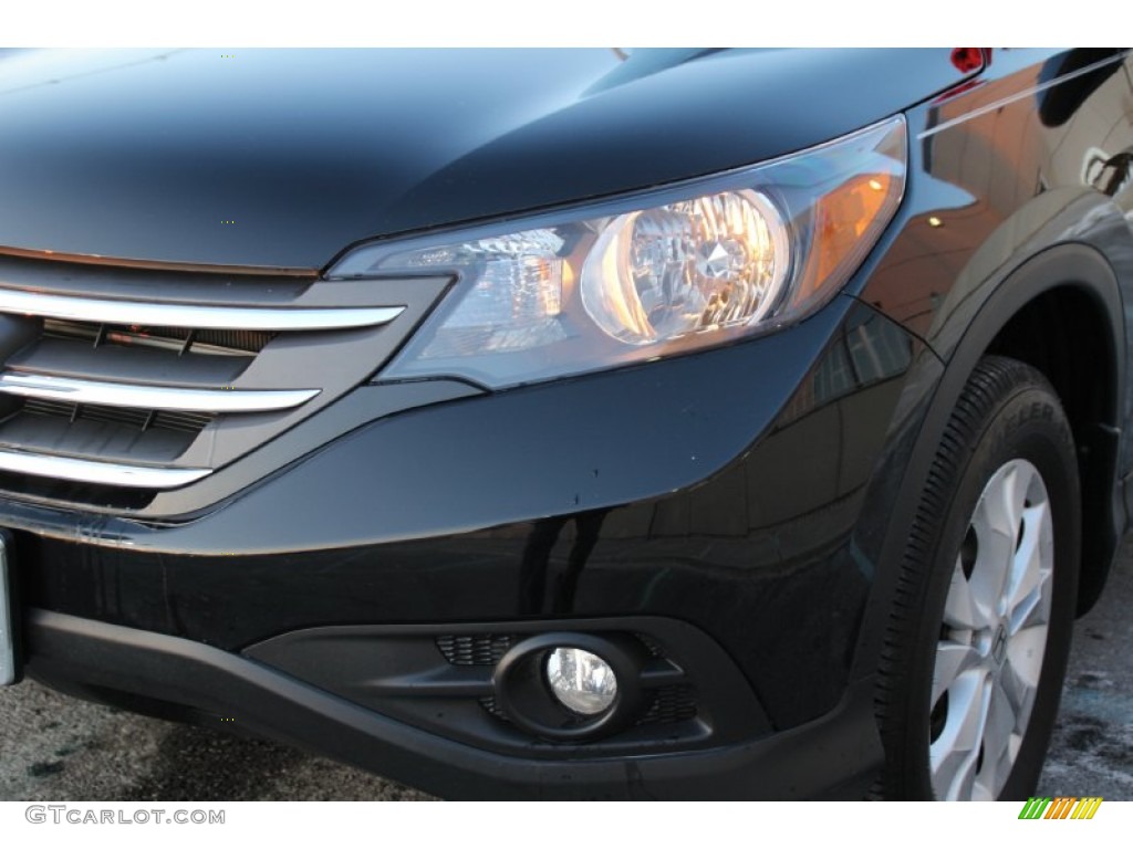2014 CR-V EX AWD - Crystal Black Pearl / Black photo #30