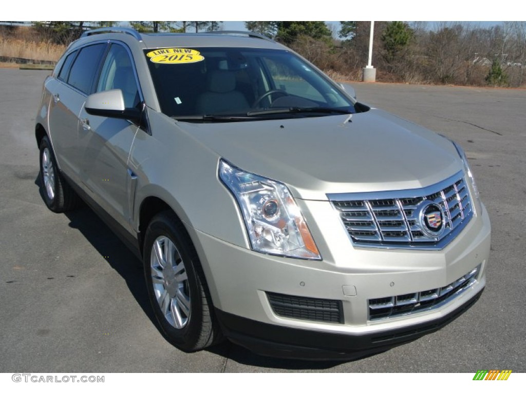 2015 SRX Luxury - Silver Coast Metallic / Shale/Brownstone photo #1