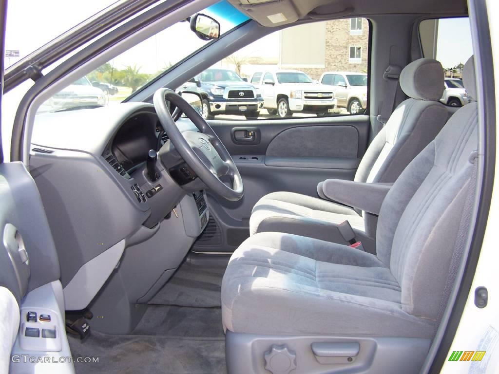 2002 Sienna LE - Super White / Gray photo #8