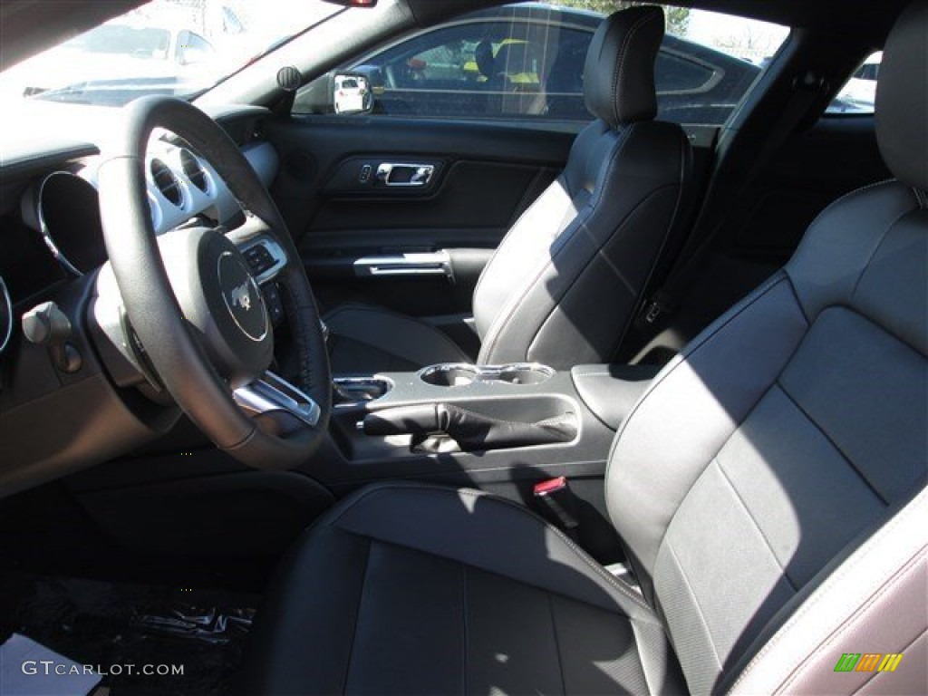 2015 Mustang GT Premium Coupe - Magnetic Metallic / Ebony photo #12