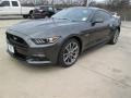 2015 Magnetic Metallic Ford Mustang GT Premium Coupe  photo #14