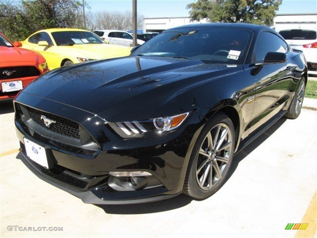 2015 Mustang GT Premium Coupe - Black / Ebony photo #6