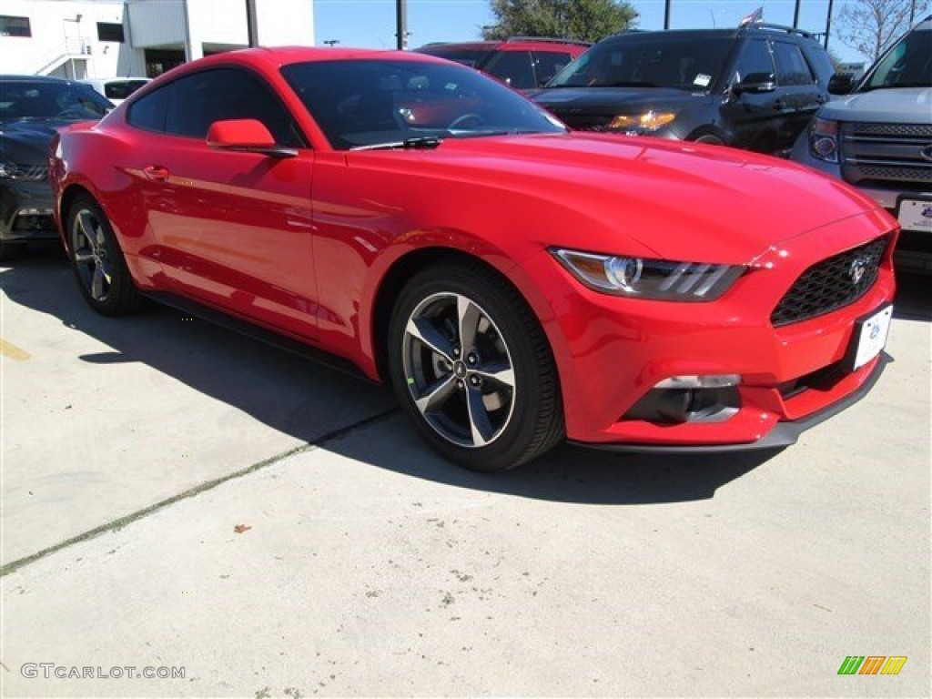 2015 Mustang V6 Coupe - Race Red / Ebony photo #1