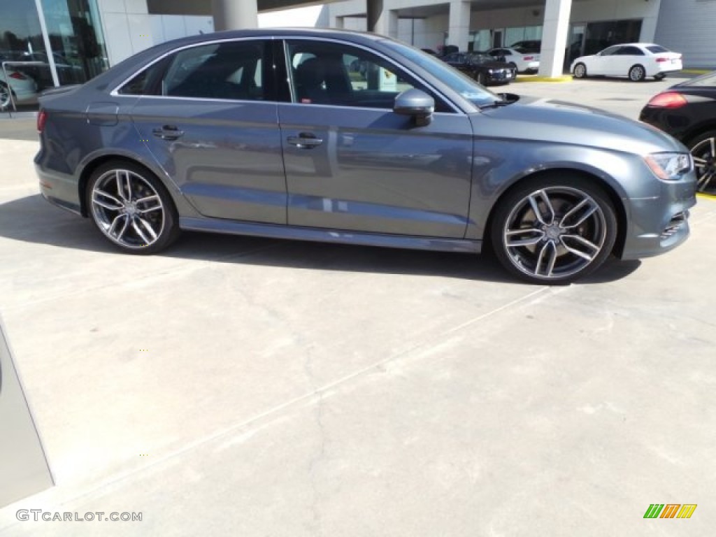 Monsoon Gray Metallic 2015 Audi S3 2.0T Prestige quattro Exterior Photo #101671631