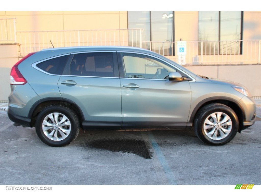 2012 CR-V EX-L 4WD - Polished Metal Metallic / Gray photo #4