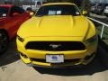 2015 Triple Yellow Tricoat Ford Mustang V6 Coupe  photo #24