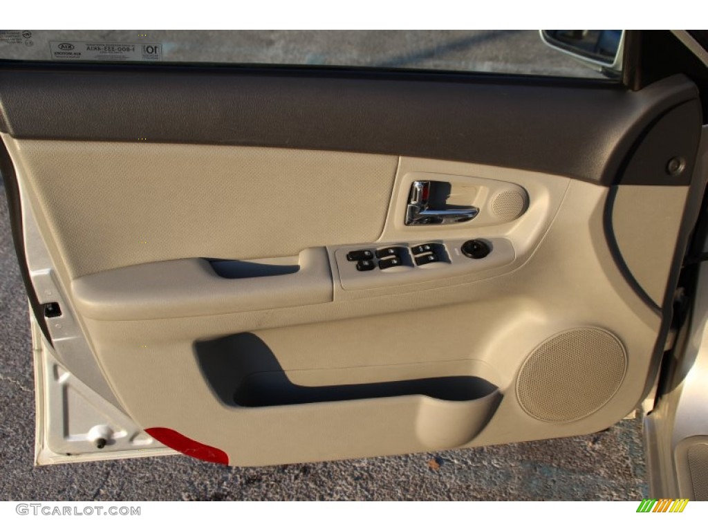 2008 Spectra EX Sedan - Silver / Gray photo #9