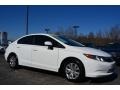 Taffeta White - Civic LX Sedan Photo No. 1