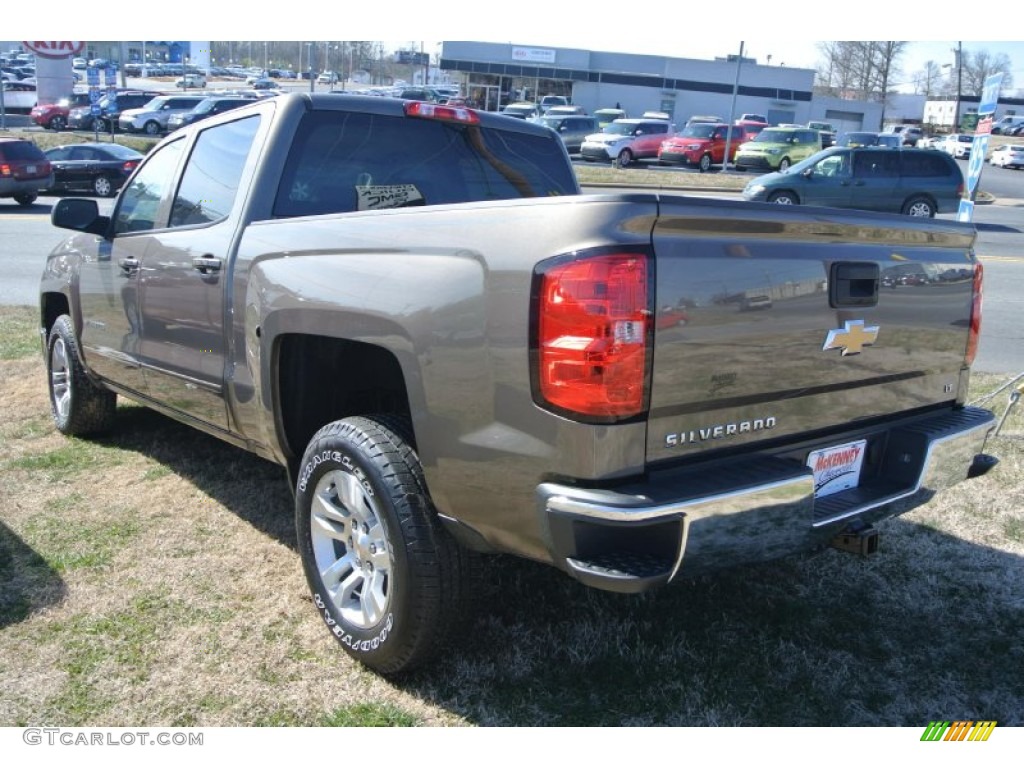 2015 Silverado 1500 LT Crew Cab - Brownstone Metallic / Cocoa/Dune photo #4