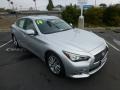 Liquid Platinum 2014 Infiniti Q 50 3.7 Premium Exterior