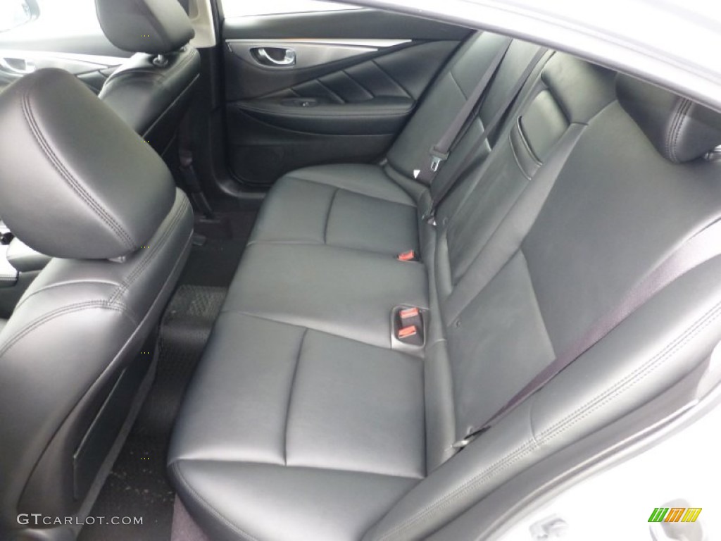 2014 Infiniti Q 50 3.7 Premium Rear Seat Photo #101675468