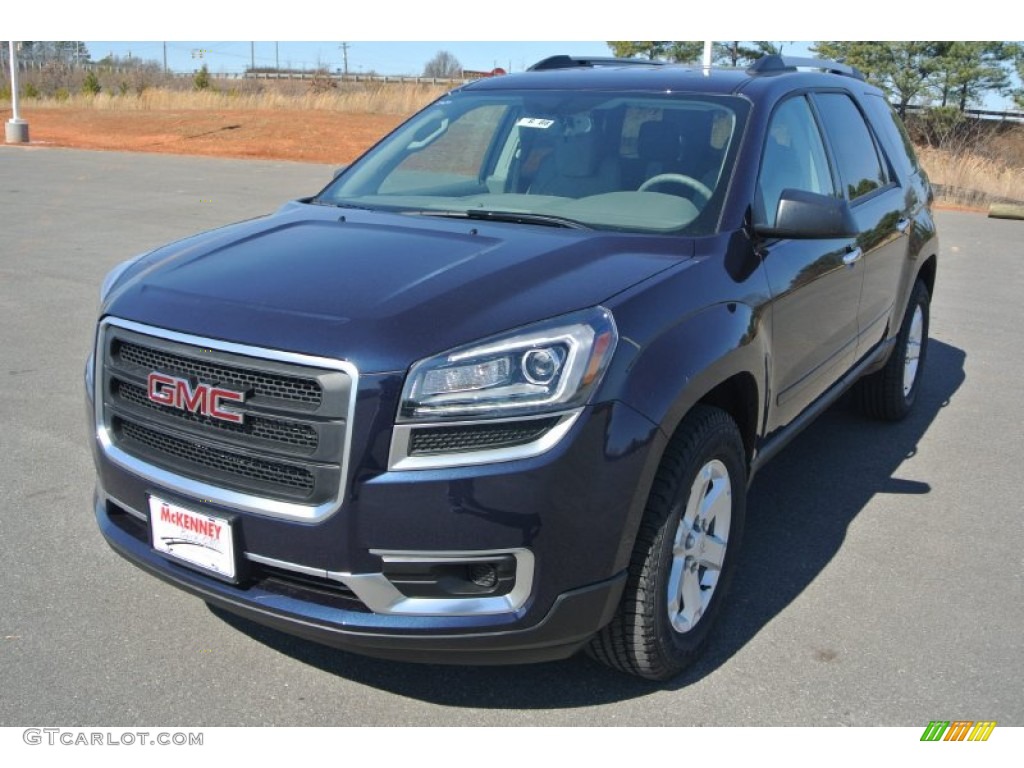 2015 Acadia SLE - Dark Sapphire Blue Metallic / Ebony photo #2