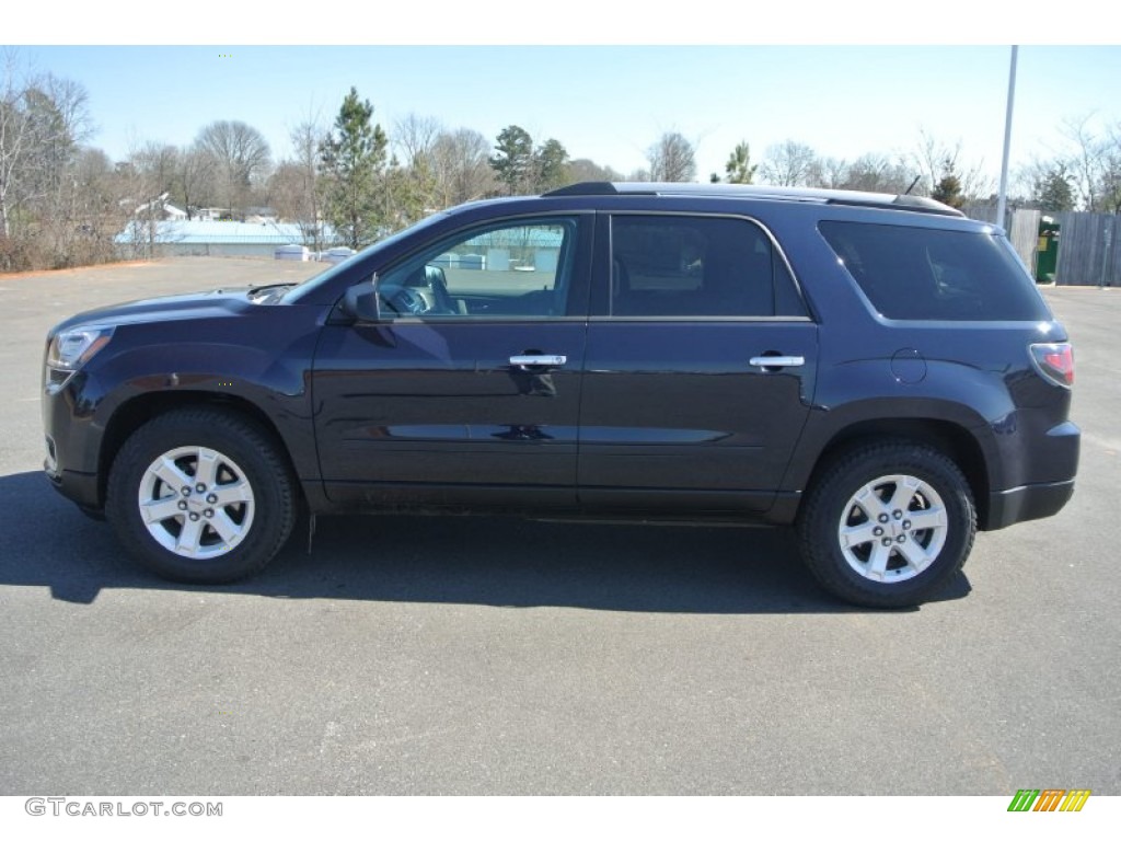 2015 Acadia SLE - Dark Sapphire Blue Metallic / Ebony photo #3