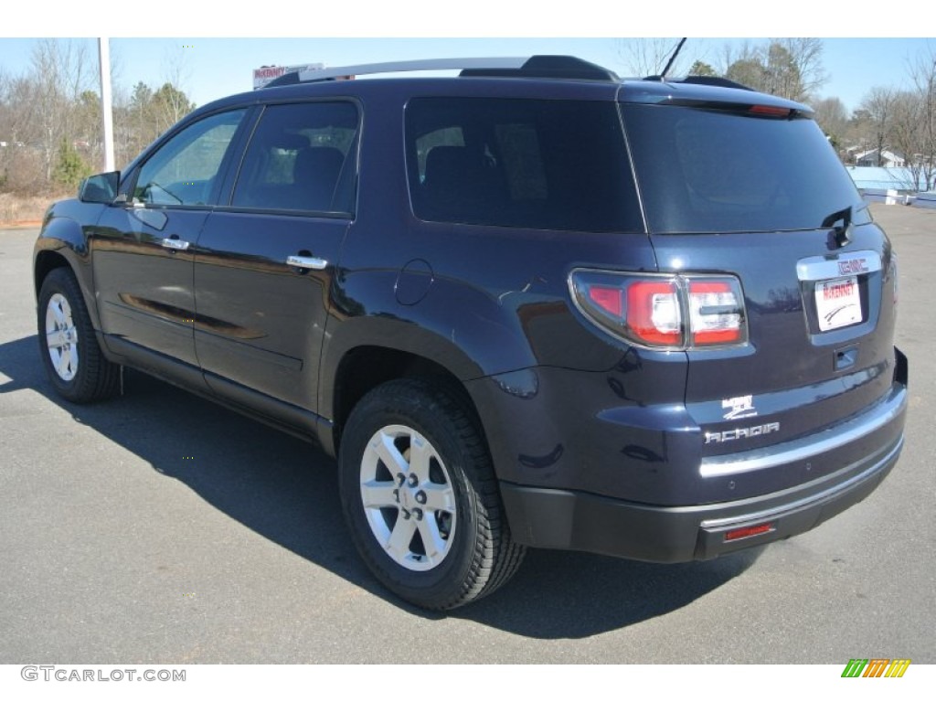 2015 Acadia SLE - Dark Sapphire Blue Metallic / Ebony photo #4