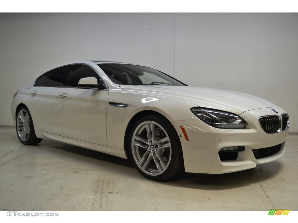 2013 6 Series 640i Gran Coupe - Alpine White / Black photo #2