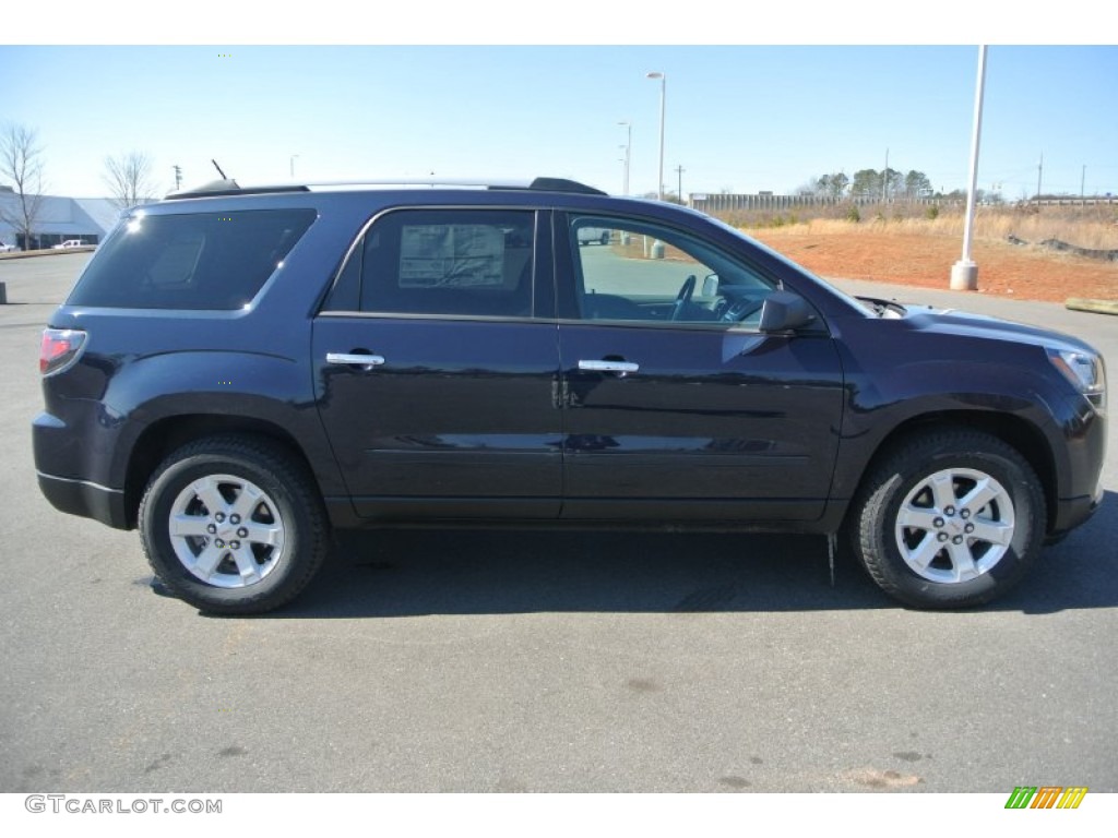 2015 Acadia SLE - Dark Sapphire Blue Metallic / Ebony photo #6
