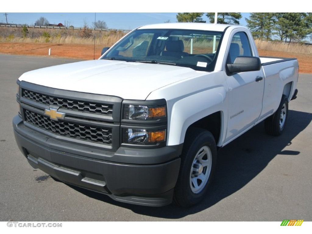 2015 Silverado 1500 WT Regular Cab - Summit White / Dark Ash/Jet Black photo #2