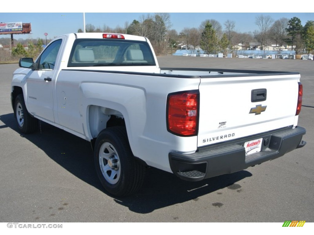 2015 Silverado 1500 WT Regular Cab - Summit White / Dark Ash/Jet Black photo #4