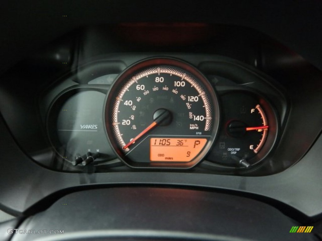 2015 Toyota Yaris 5-Door L Gauges Photo #101679203