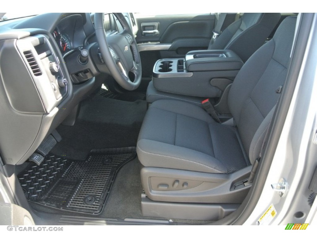 2015 Silverado 1500 LT Crew Cab 4x4 - Silver Ice Metallic / Jet Black photo #8