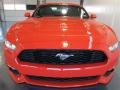 2015 Competition Orange Ford Mustang EcoBoost Coupe  photo #2