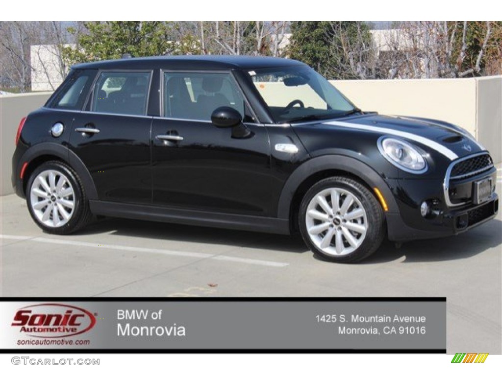 2015 Cooper S Hardtop 4 Door - Midnight Black Metallic / Carbon Black photo #1